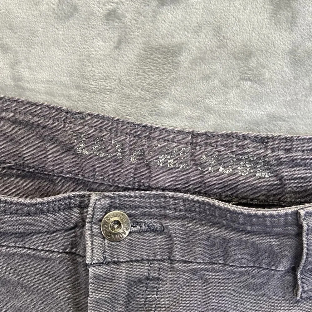 Duluth Trading Flex Fire Hose Cargo Shorts Men's Size 44 Dark‎ Gray Work Shorts